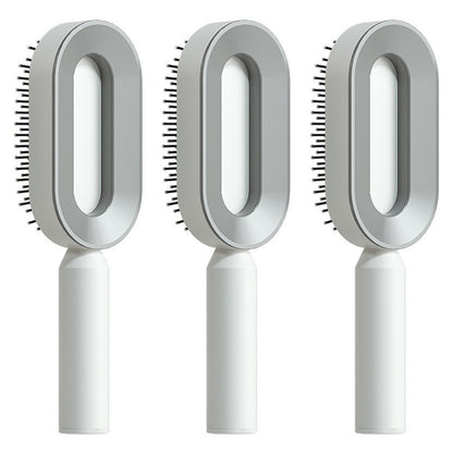 Cushion Detangling Hair Brush with Easy-Clean Options