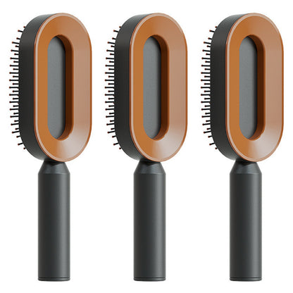 Cushion Detangling Hair Brush with Easy-Clean Options
