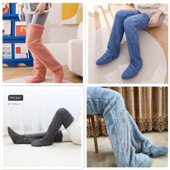 Plush Over-Knee Lounge Socks