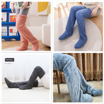 Plush Over-Knee Lounge Socks