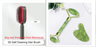 Cushion Detangling Hair Brush with Easy-Clean Options