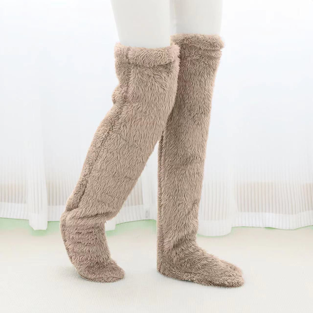 Plush Over-Knee Lounge Socks