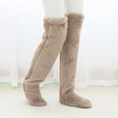Plush Over-Knee Lounge Socks