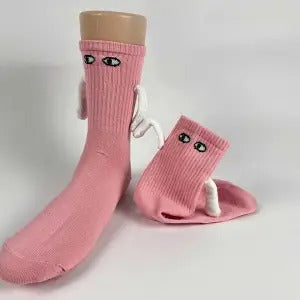 Matching Hand-Hold Mid-Calf Socks