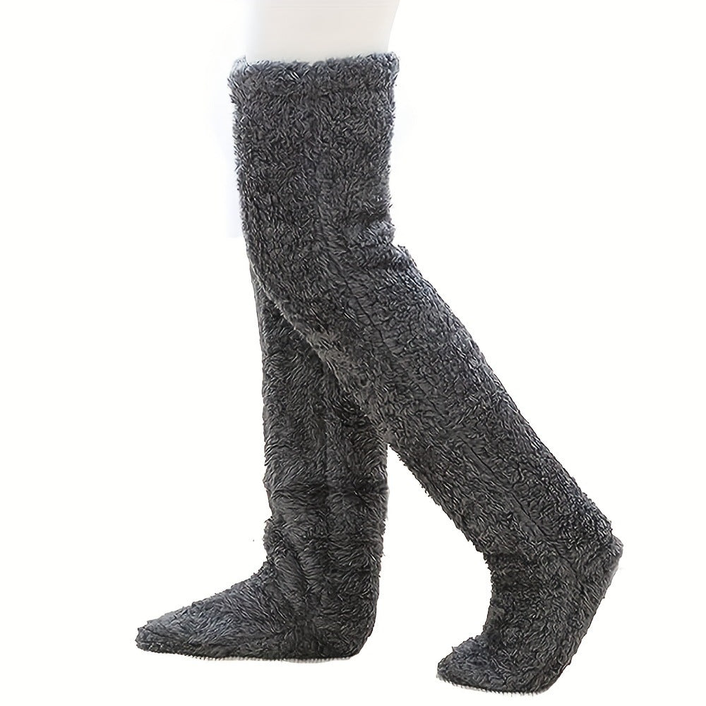 Plush Over-Knee Lounge Socks