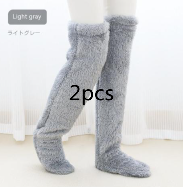 Plush Over-Knee Lounge Socks