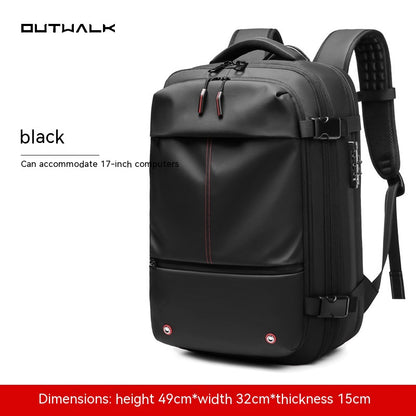 19-Inch Compression Travel Business Backpack