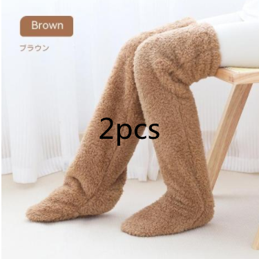 Plush Over-Knee Lounge Socks