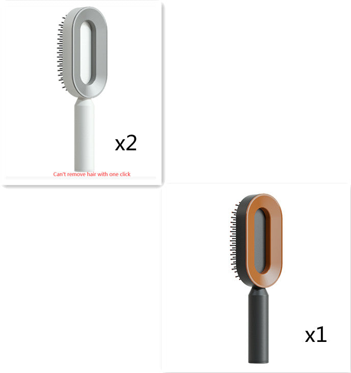 Cushion Detangling Hair Brush with Easy-Clean Options
