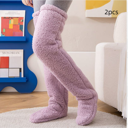 Plush Over-Knee Lounge Socks