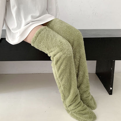Plush Over-Knee Lounge Socks
