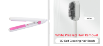 Cushion Detangling Hair Brush with Easy-Clean Options