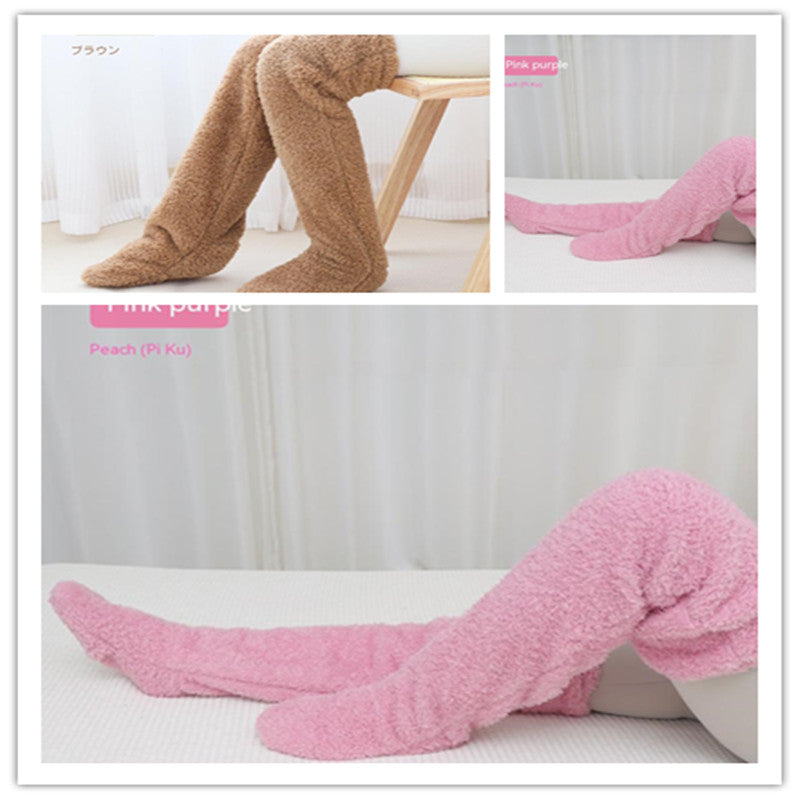 Plush Over-Knee Lounge Socks