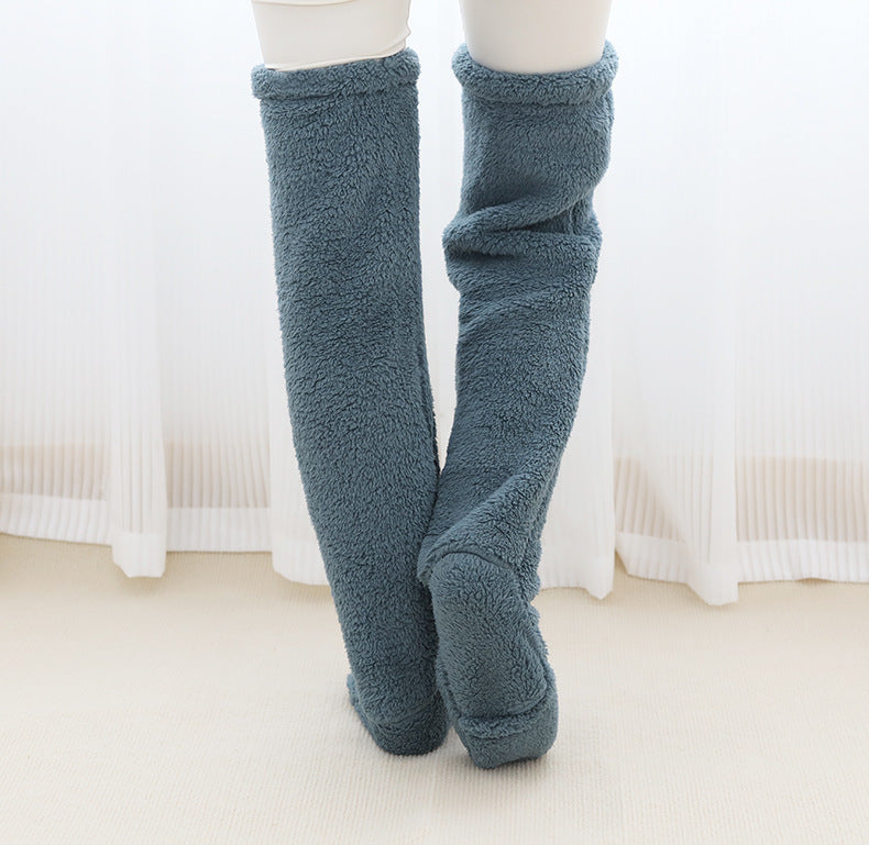 Plush Over-Knee Lounge Socks