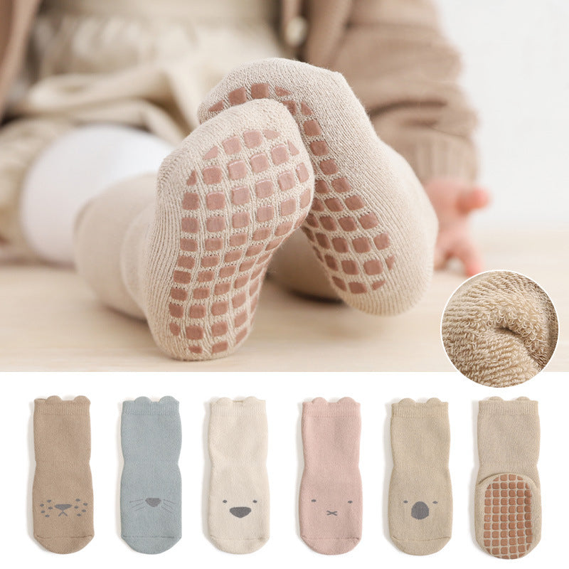 Soft Cotton Animal Socks for Little Feet