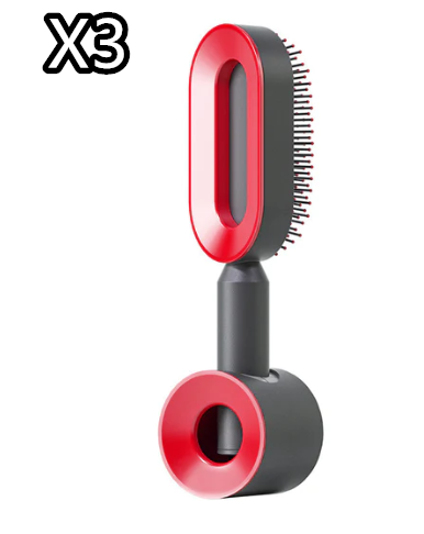Cushion Detangling Hair Brush with Easy-Clean Options