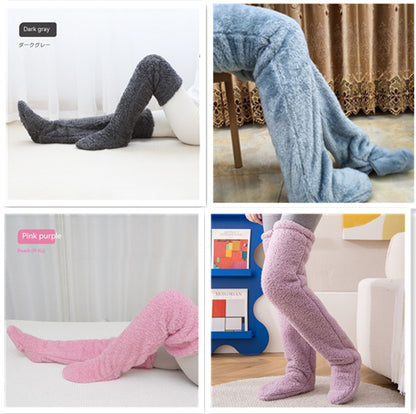 Plush Over-Knee Lounge Socks