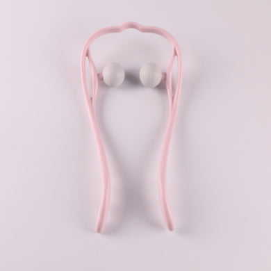 Swan-Style Six-Roller Neck & Body Massage Tool