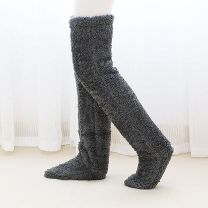 Plush Over-Knee Lounge Socks