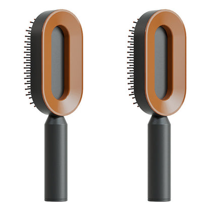 Cushion Detangling Hair Brush with Easy-Clean Options