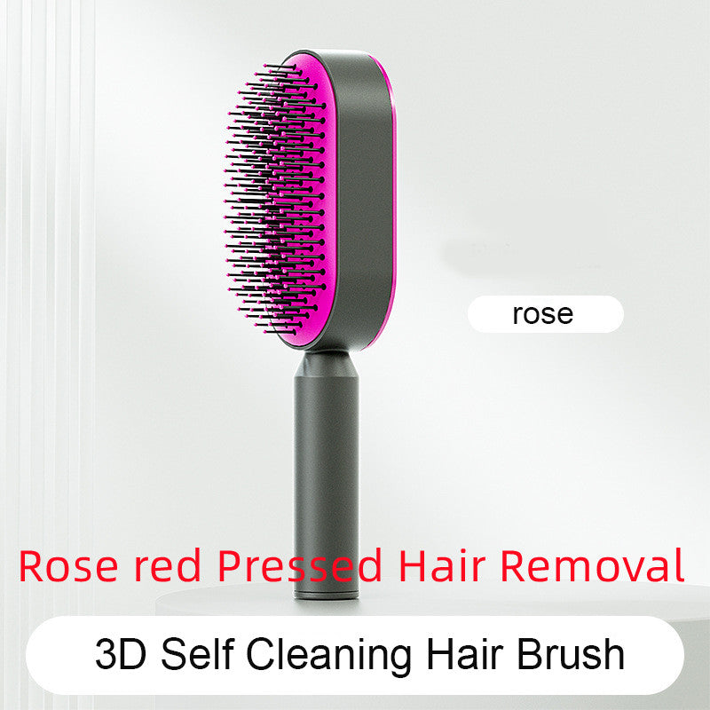 Cushion Detangling Hair Brush with Easy-Clean Options