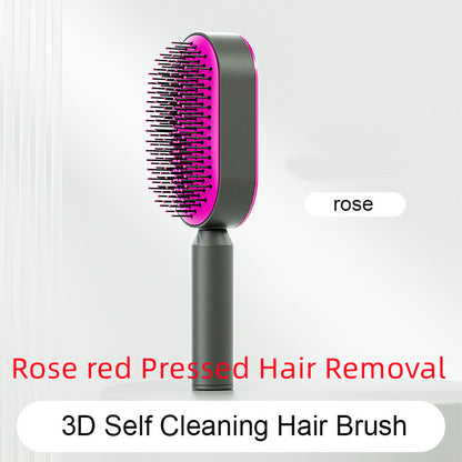 Cushion Detangling Hair Brush with Easy-Clean Options