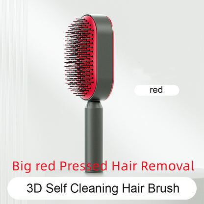 Cushion Detangling Hair Brush with Easy-Clean Options