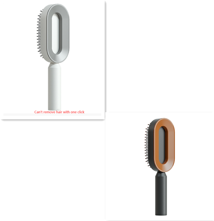 Cushion Detangling Hair Brush with Easy-Clean Options
