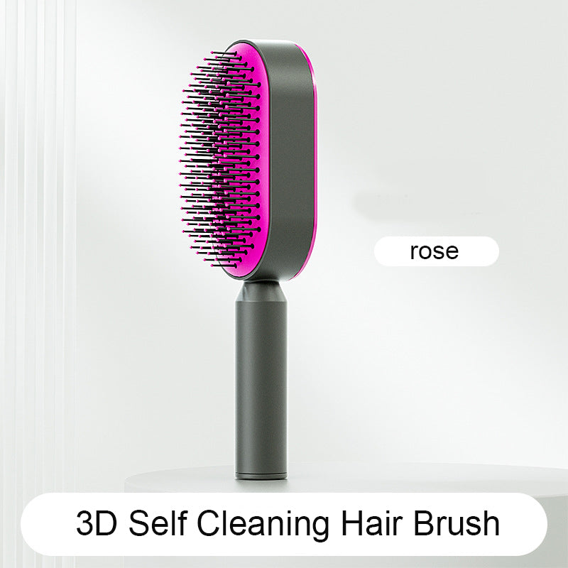Cushion Detangling Hair Brush with Easy-Clean Options