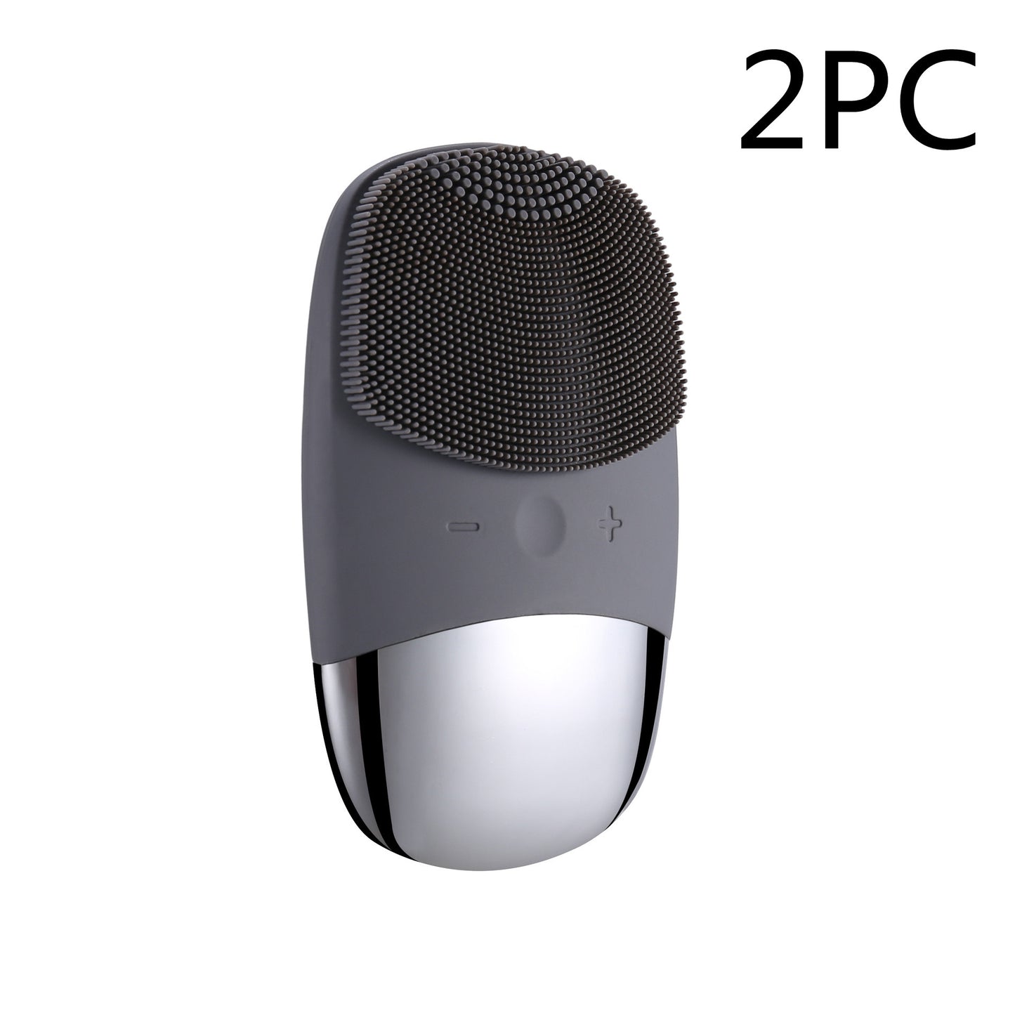 Compact Silicone Sonic Facial Cleansing Brush