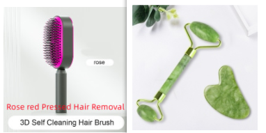 Cushion Detangling Hair Brush with Easy-Clean Options
