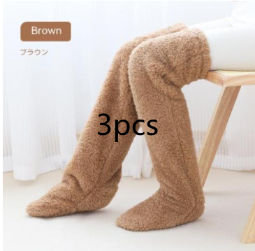 Plush Over-Knee Lounge Socks