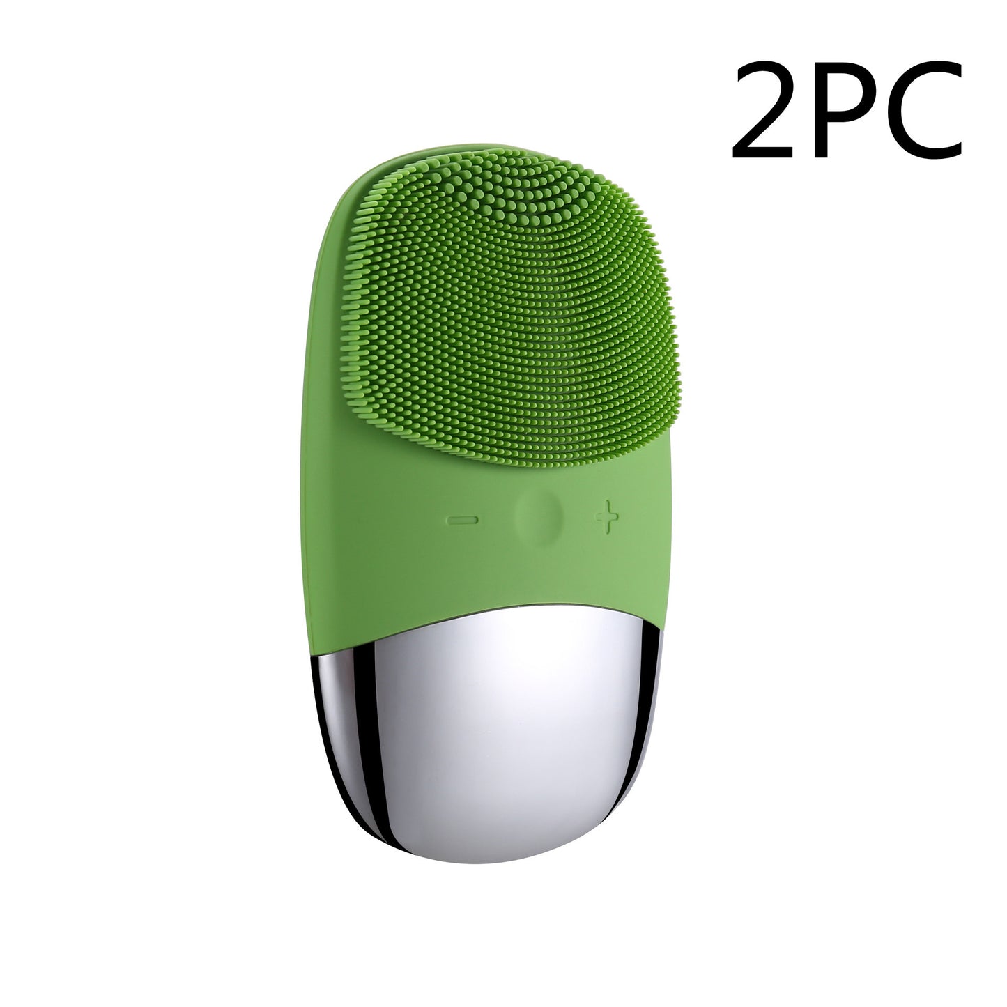 Compact Silicone Sonic Facial Cleansing Brush
